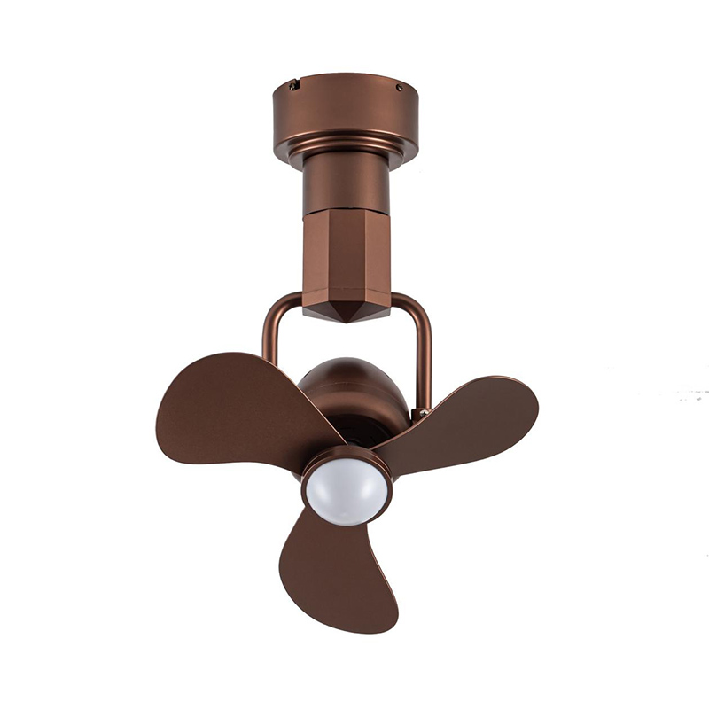 FANCO ZENO COPPER CORNER FAN WITH LIGHT